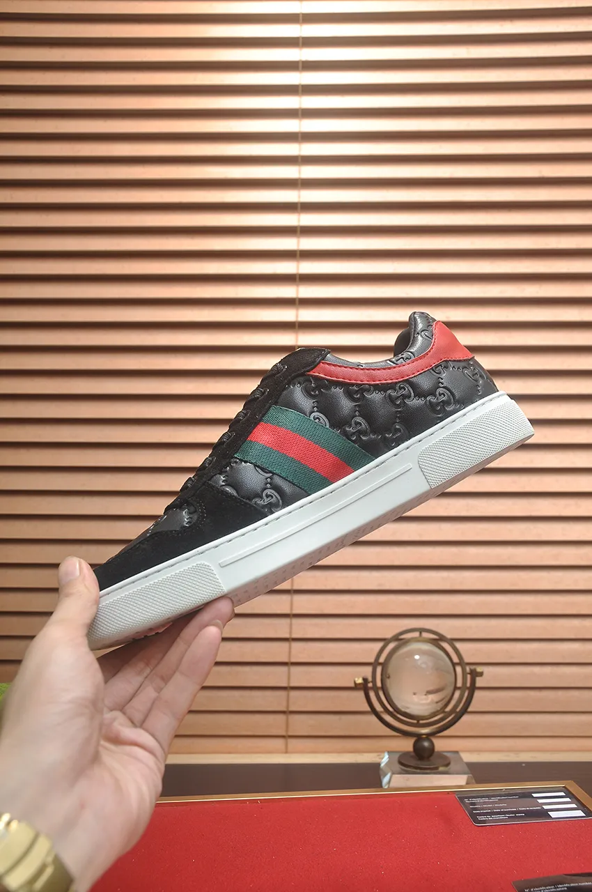 Men's men's shoes💰440💶[GUCCI] official website 1:1 men's sports shoes are now on the market. They are made of original fabric + water-dyed sheepskin lining, plus the official website original 1:1 comfortable outsole. Fashionable and versatile, super comfortable and breathable. Standard shoe size 38/45 (custom-made size 45 is non-refundable)